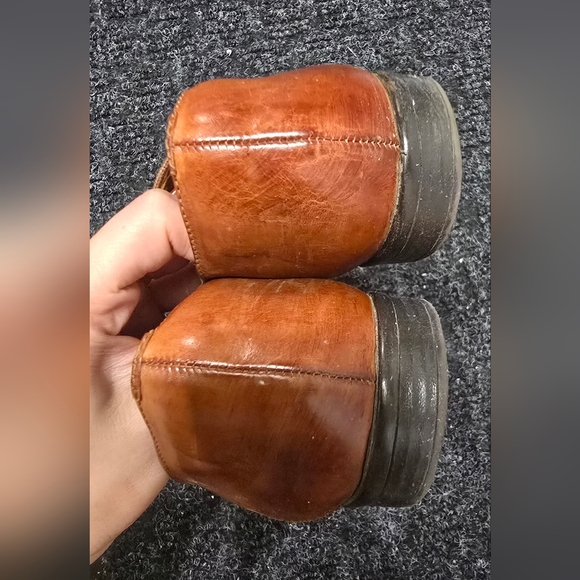 Trotters Lizzie Herringbone Brown Cognac Oxford  Shoes Women - Picture 6 of 9